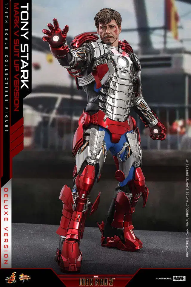 [hot toy] mark 5 suit up deluxe version sells