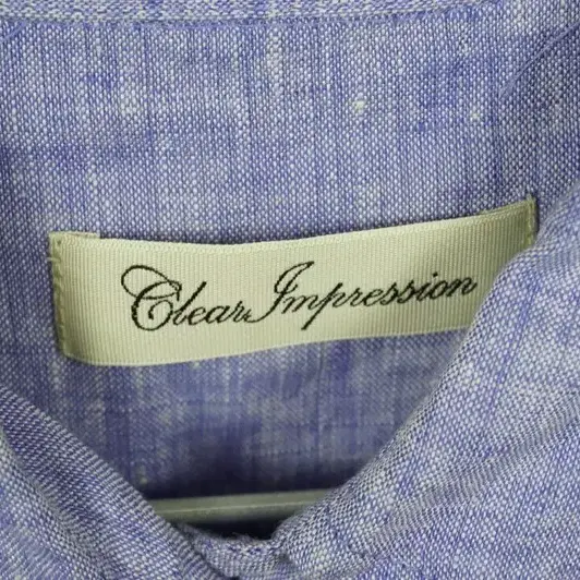 <b>CLEARIMPRESSION</b> 린넨 체크 셔츠