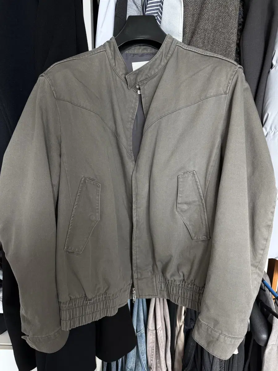 Belle Serri Harrington Jacket 100 Olive