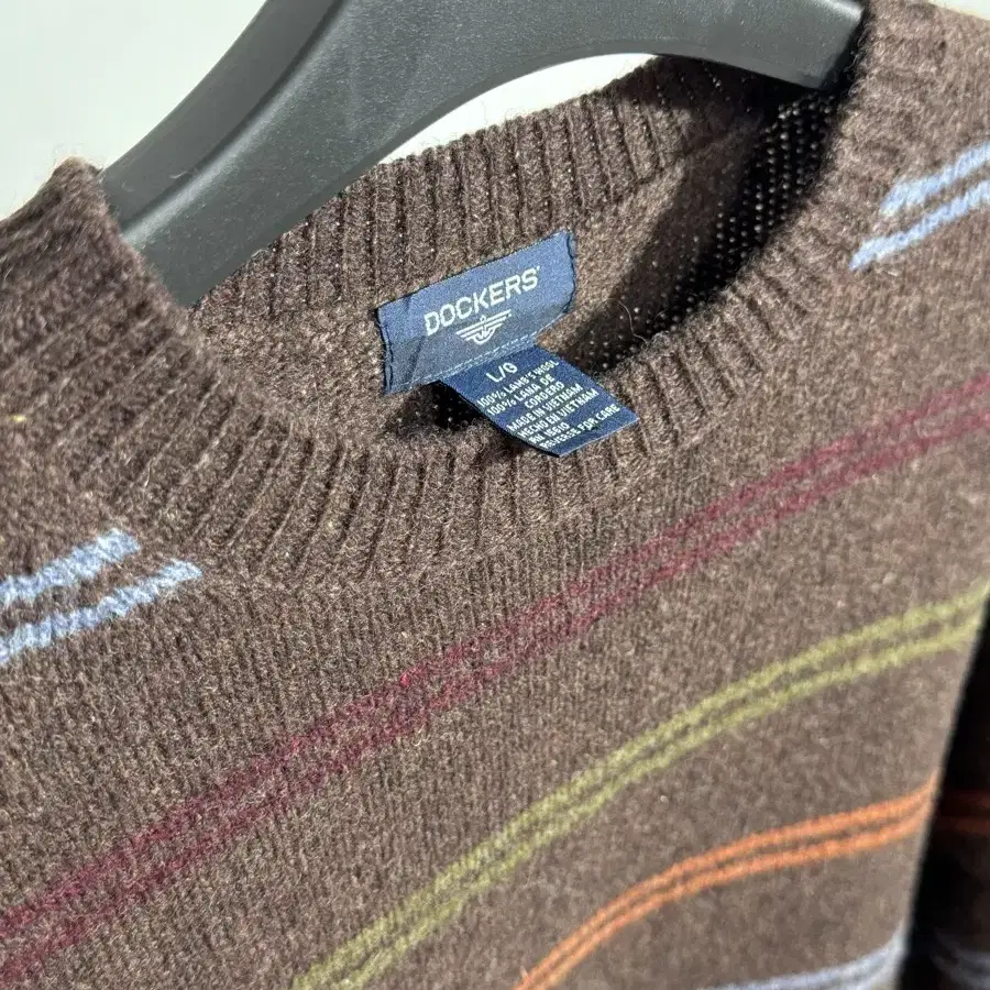 XL/ Vintage Stripe Wool Sweater