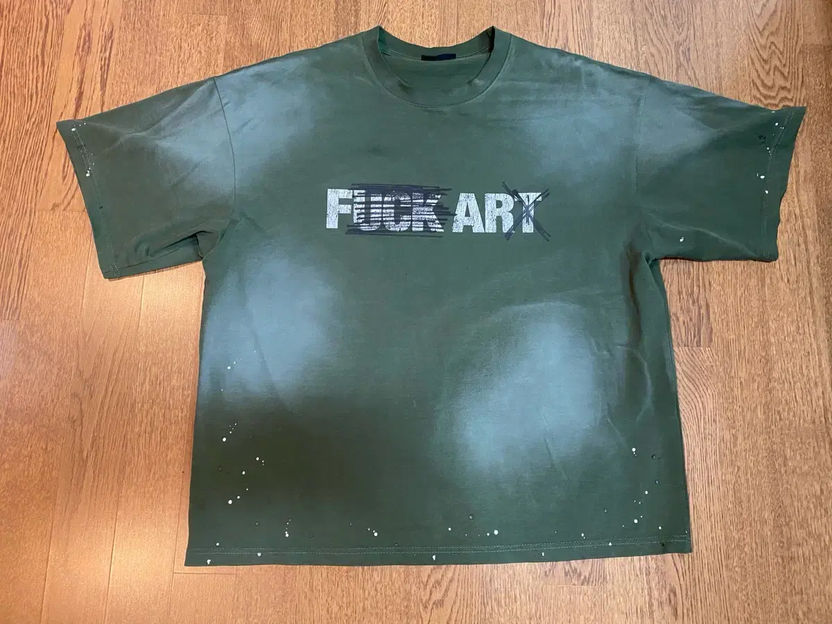 Papromwat FUCK ART Short sleeve 2 size khaki