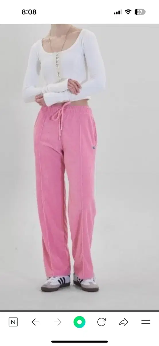 헤더먼트 terry wappen long pants