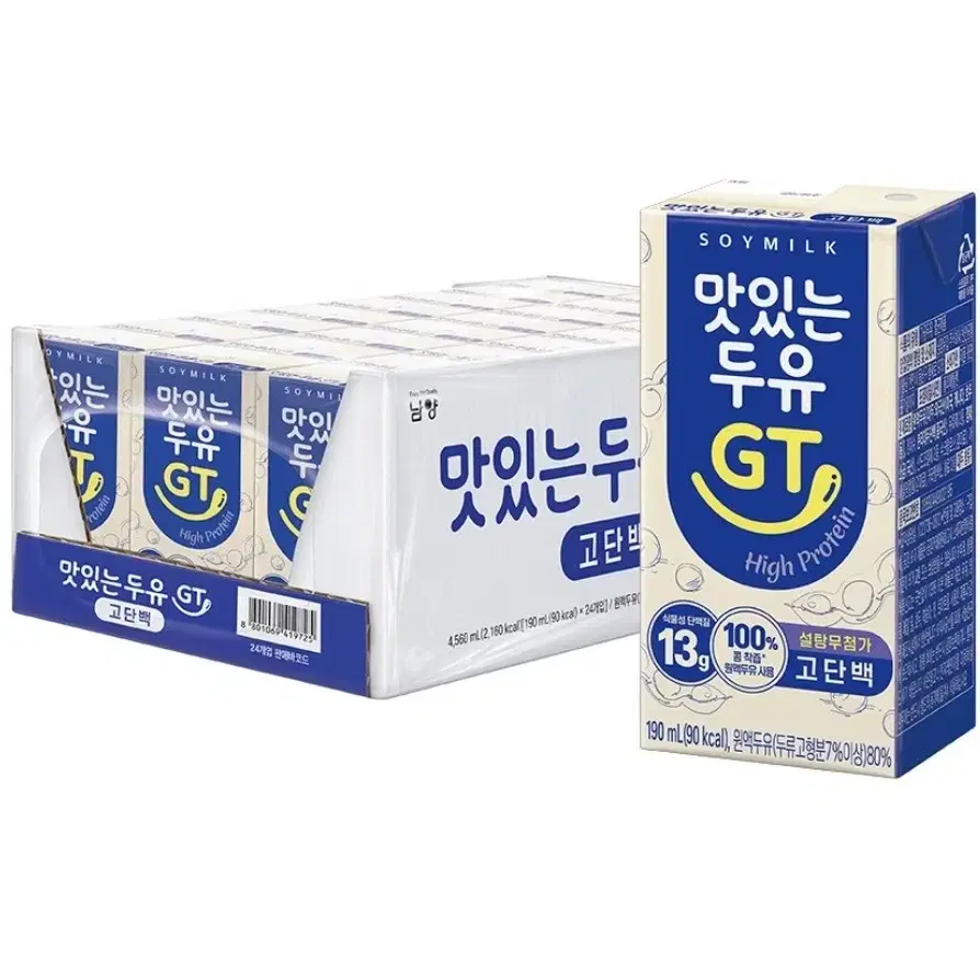 [무료배송] 맛있는두유 GT 고단백 190ml 24개