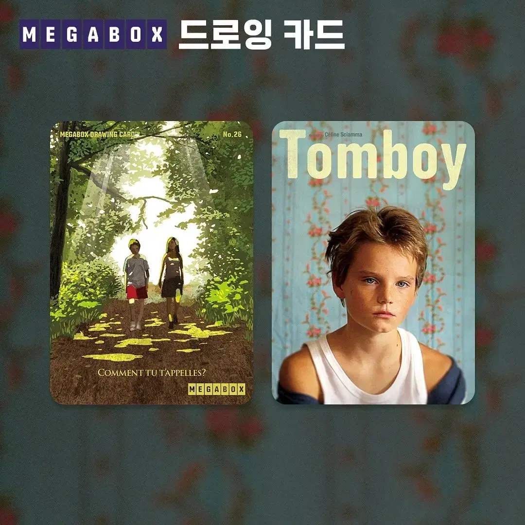 톰보이 Tomboy 드로잉 카드 대리 수령