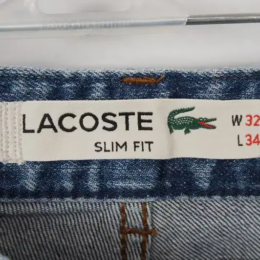 <b>LACOSTE</b> 라코스테 코튼 폴리우레탄 청바지