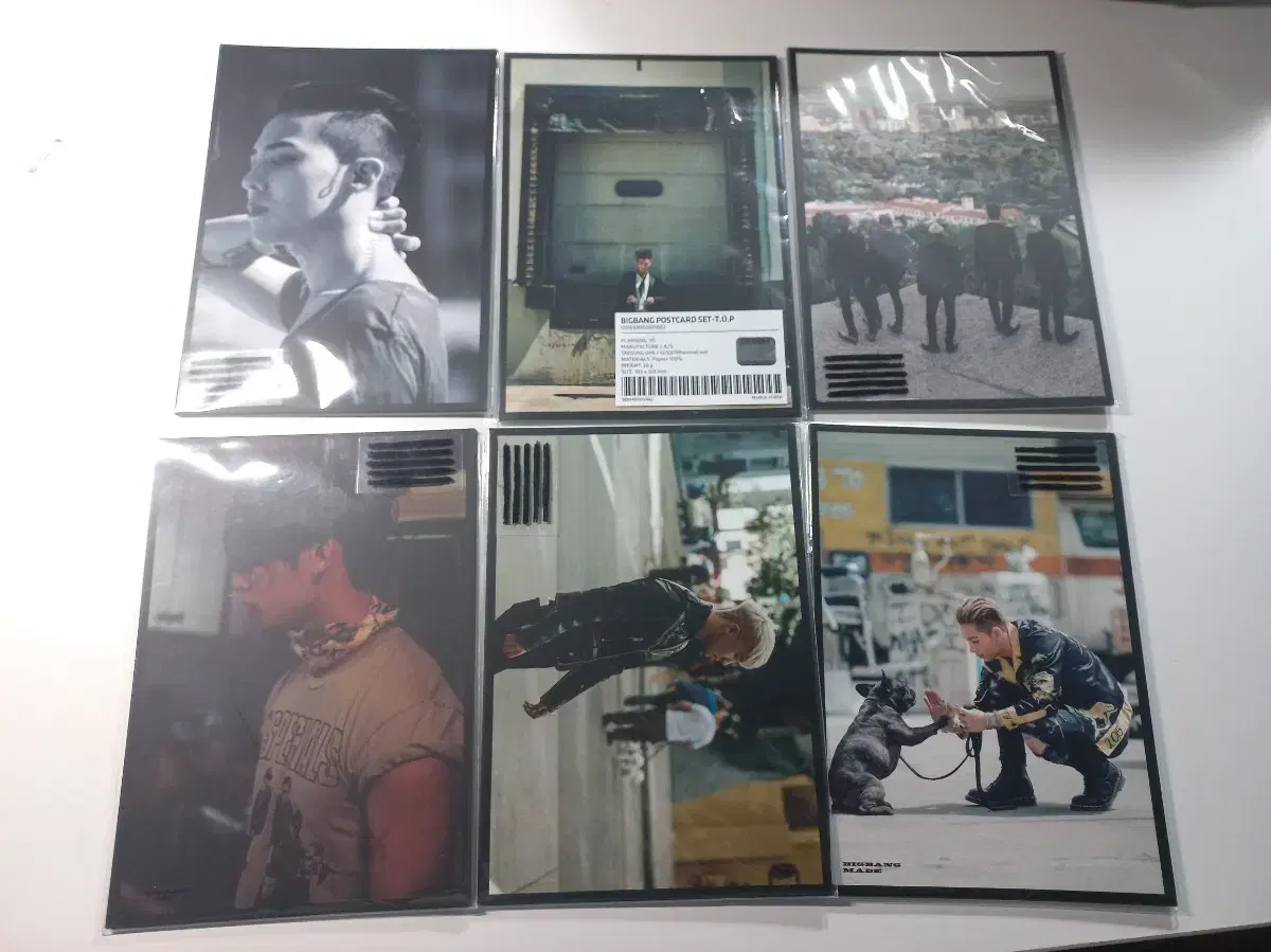 Big Bang official goods postcard