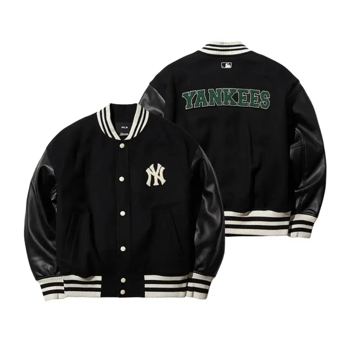 MLB Wool Basic SleeveColorblocked Varsity Jacket