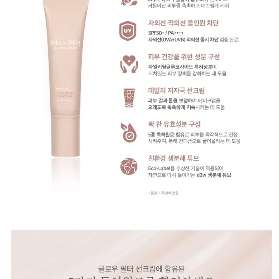 미개봉 새상품/수아이레 선크림(50ml)SPF50+/PA++++