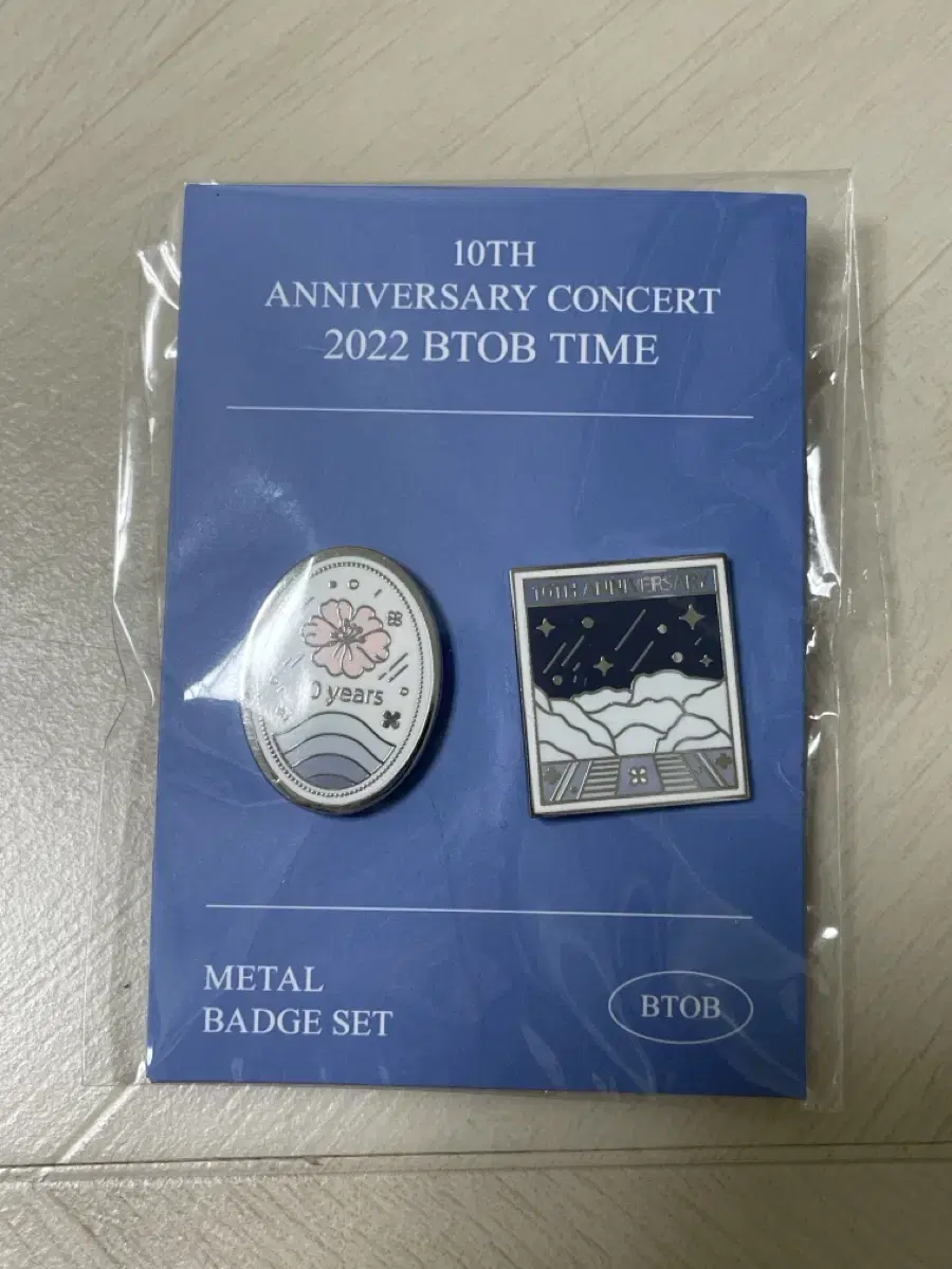 BTOB 10th Anniversary Concert Official Goods md Badge