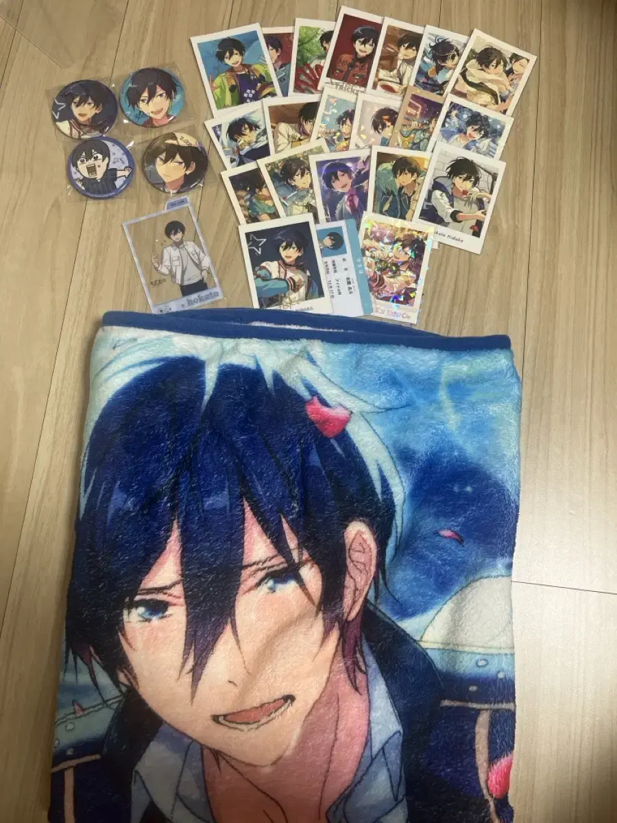 Anstar Trickstar Hidaka Hokuto Hokuto Blanket Pasha Can Badge Bulk