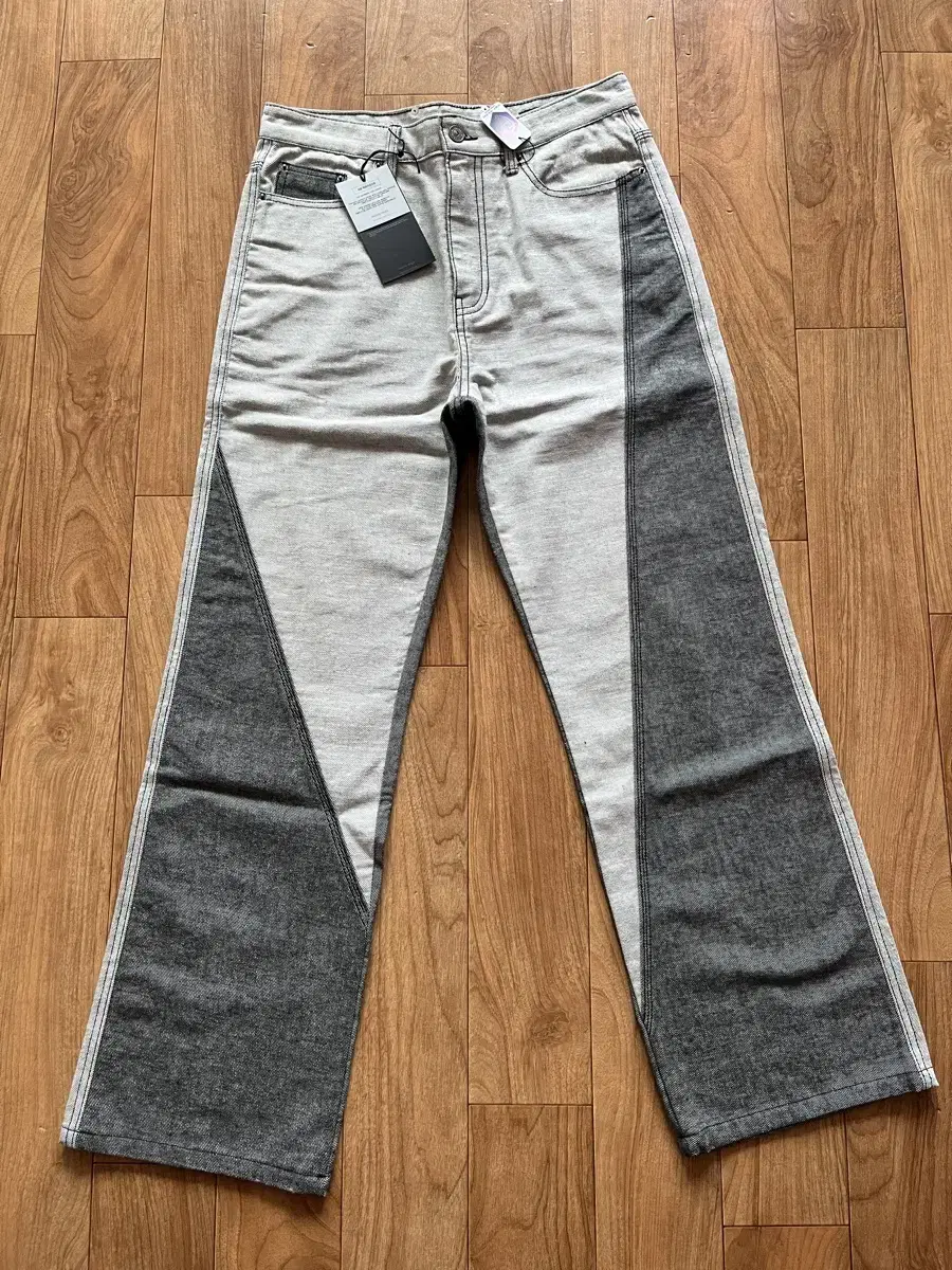 메종미네드 CHESS RACER DENIM PANTS