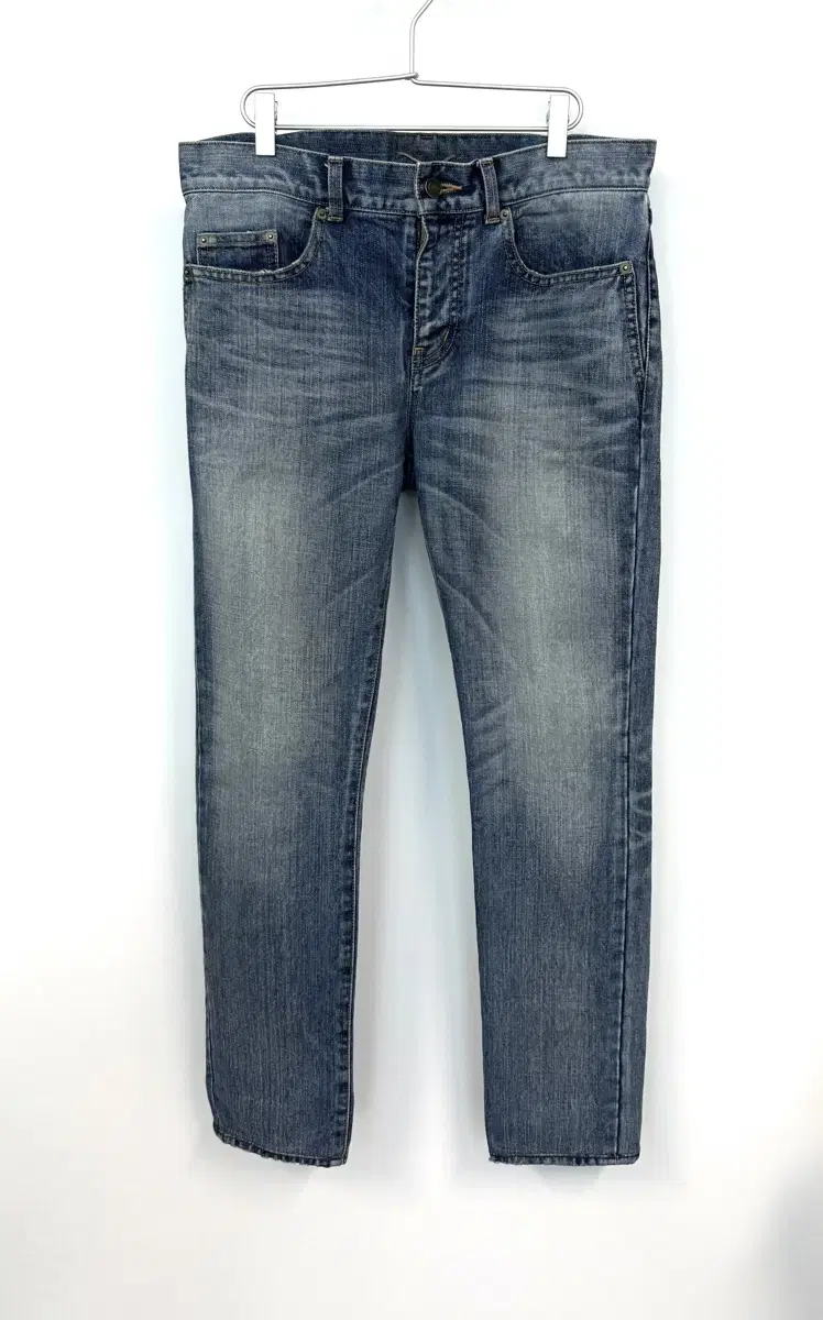 SAINT LAURENT Saint Laurent UNIVERSITEPatched denim jeans