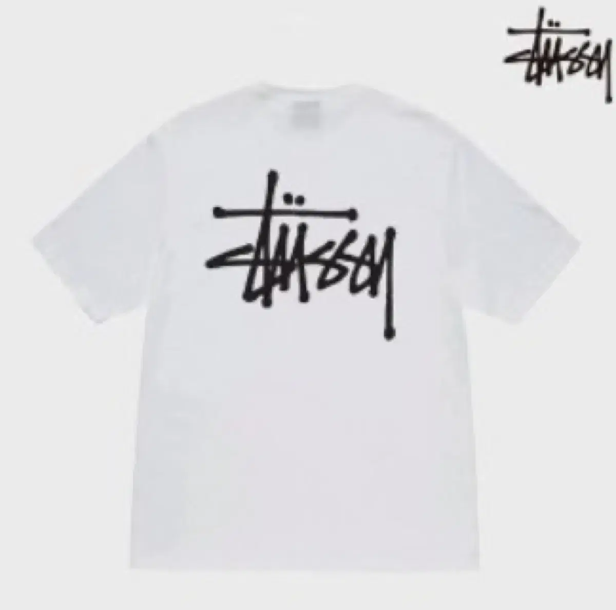 스투시 반팔 L 사이즈 stussy 기본 티셔츠 반팔티