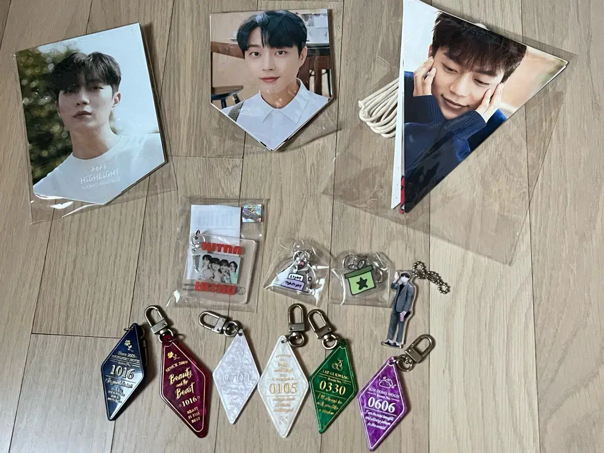 Highlight keyring Garland Set