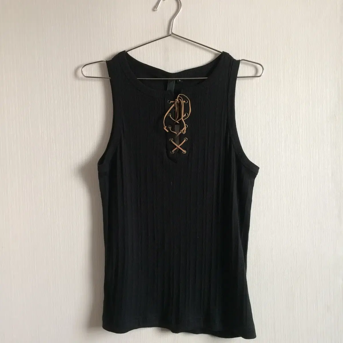 Lace up point golgi sleeveless