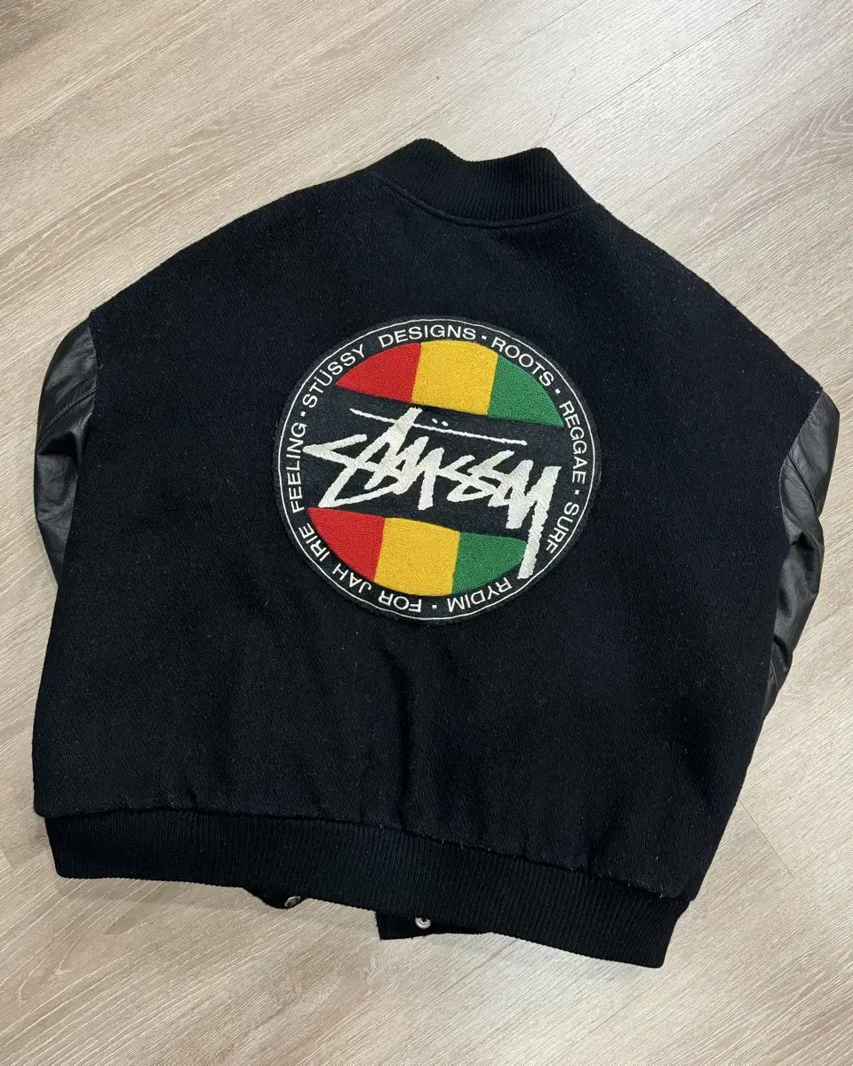 1988 80s Old Stussy Homeboy Varsity Jacket