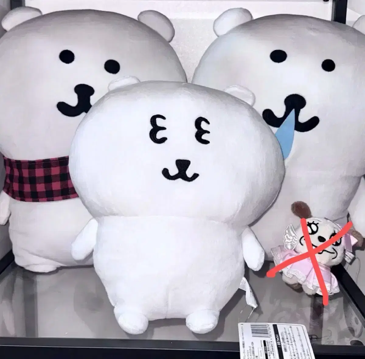 일괄 농담곰 콧물곰 머플러 누이 인형 XL사이즈 33곰 마스코트