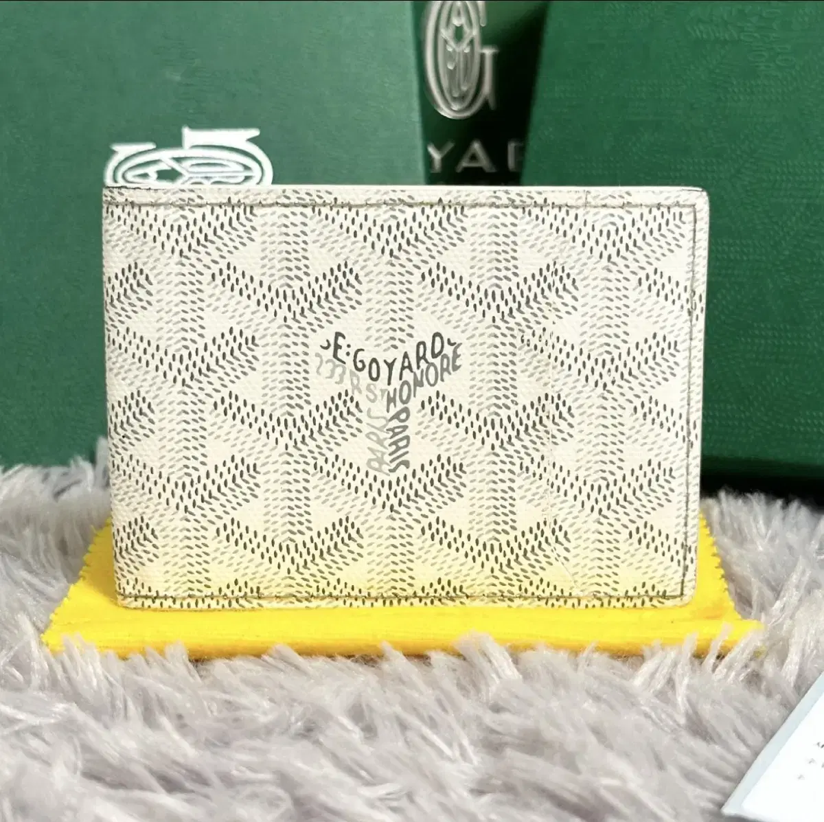 [Full version] Goyard Insert Special White Card Wallet