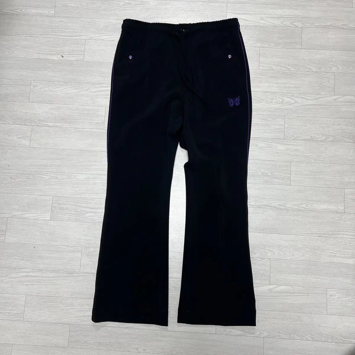 Needles Cowboy Track Pants Bootcut Black (M)