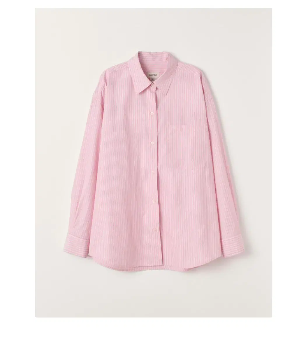 Sienne Emily Striped Shirt Pink Free