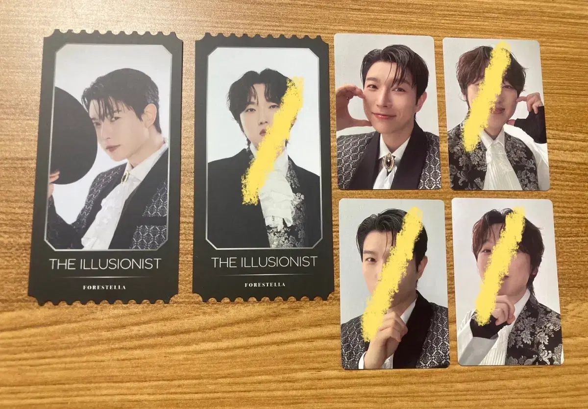 Forestella Concert The Illusionist MD photocard wts sell Bae Doo Hoon Kang Hyung Ho