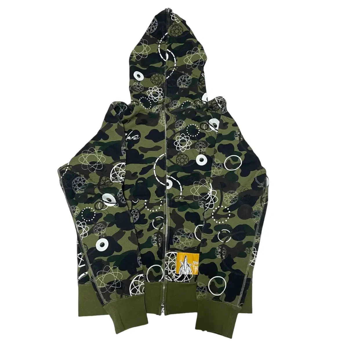 M) Vape Puchura Collab limited edition Camo Hoodie Zip Up