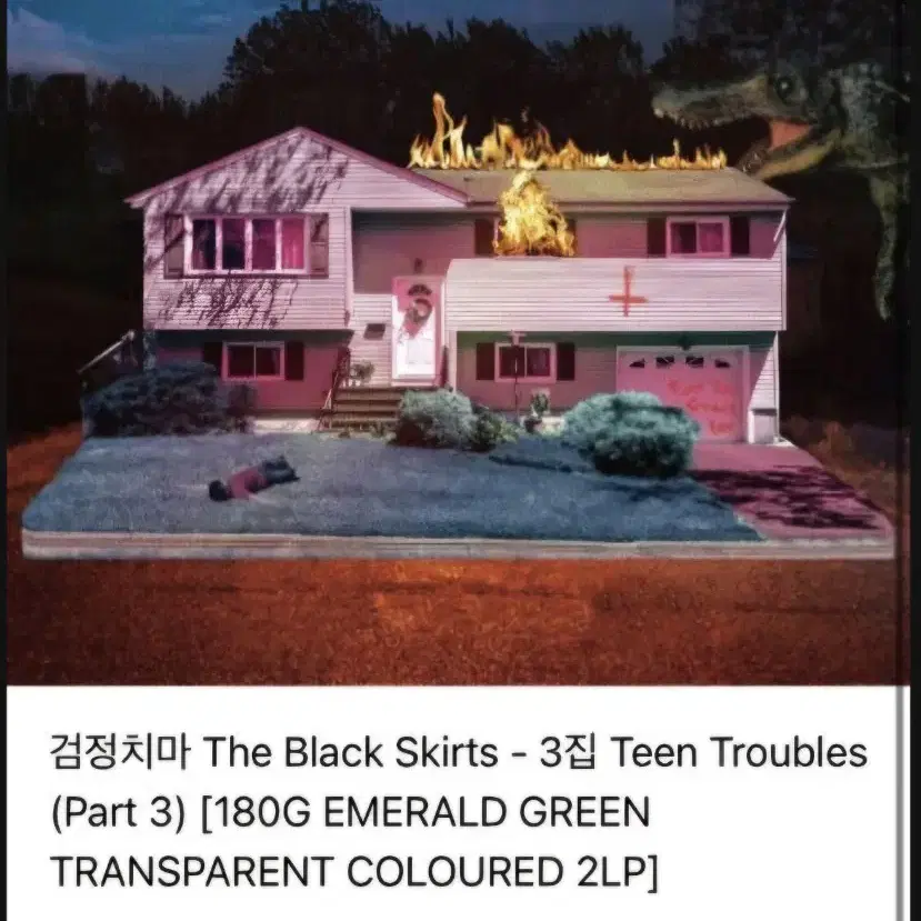 검정치마 LP판 Teen Trcubles(틴트러블) 미개봉