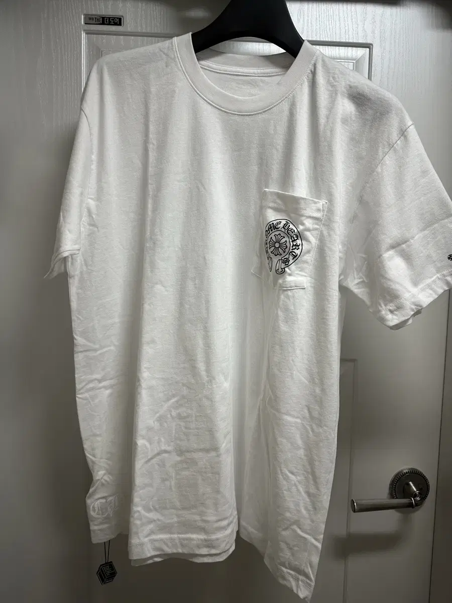 Chrome Hearts Horseshoe Pocket T-Shirt XL White