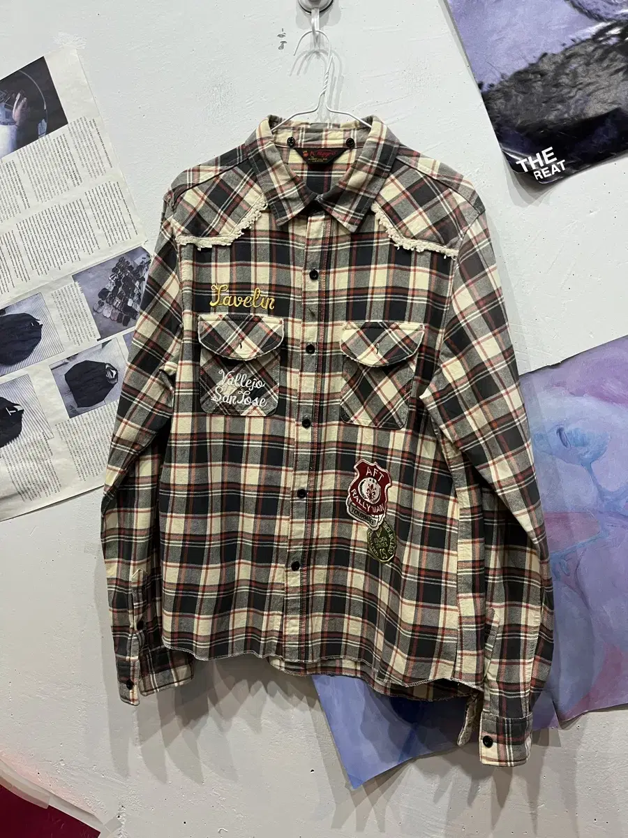 JapanVintage KRIFF MAYER Western Flannel Check Shirt