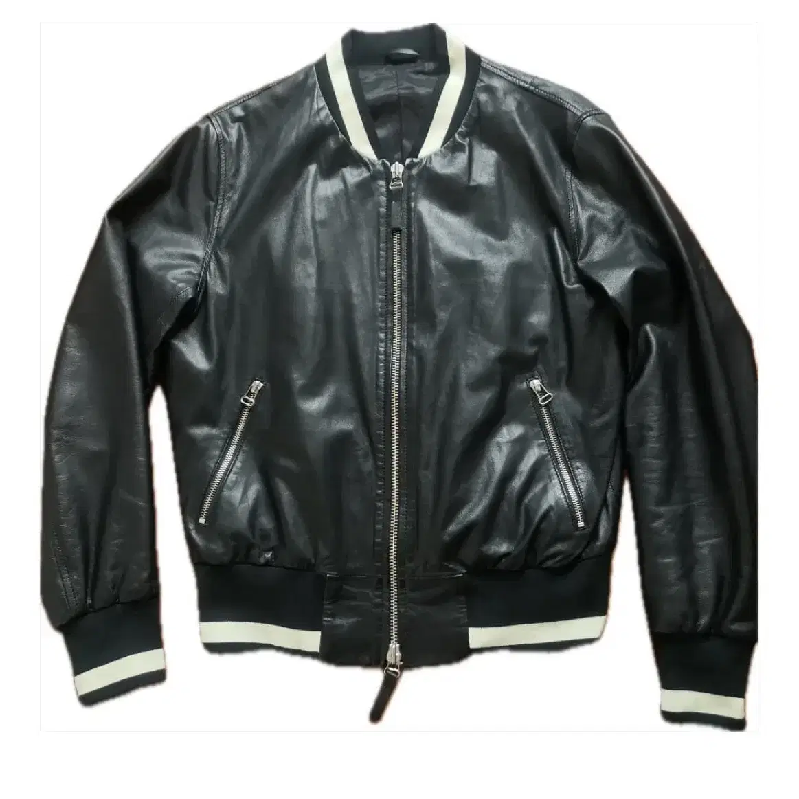 Ami lambskin leather jacket M