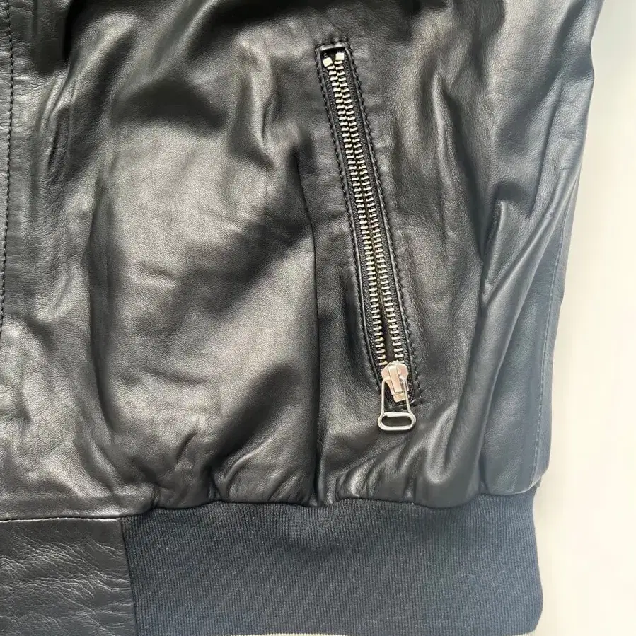 Ami lambskin leather jacket M