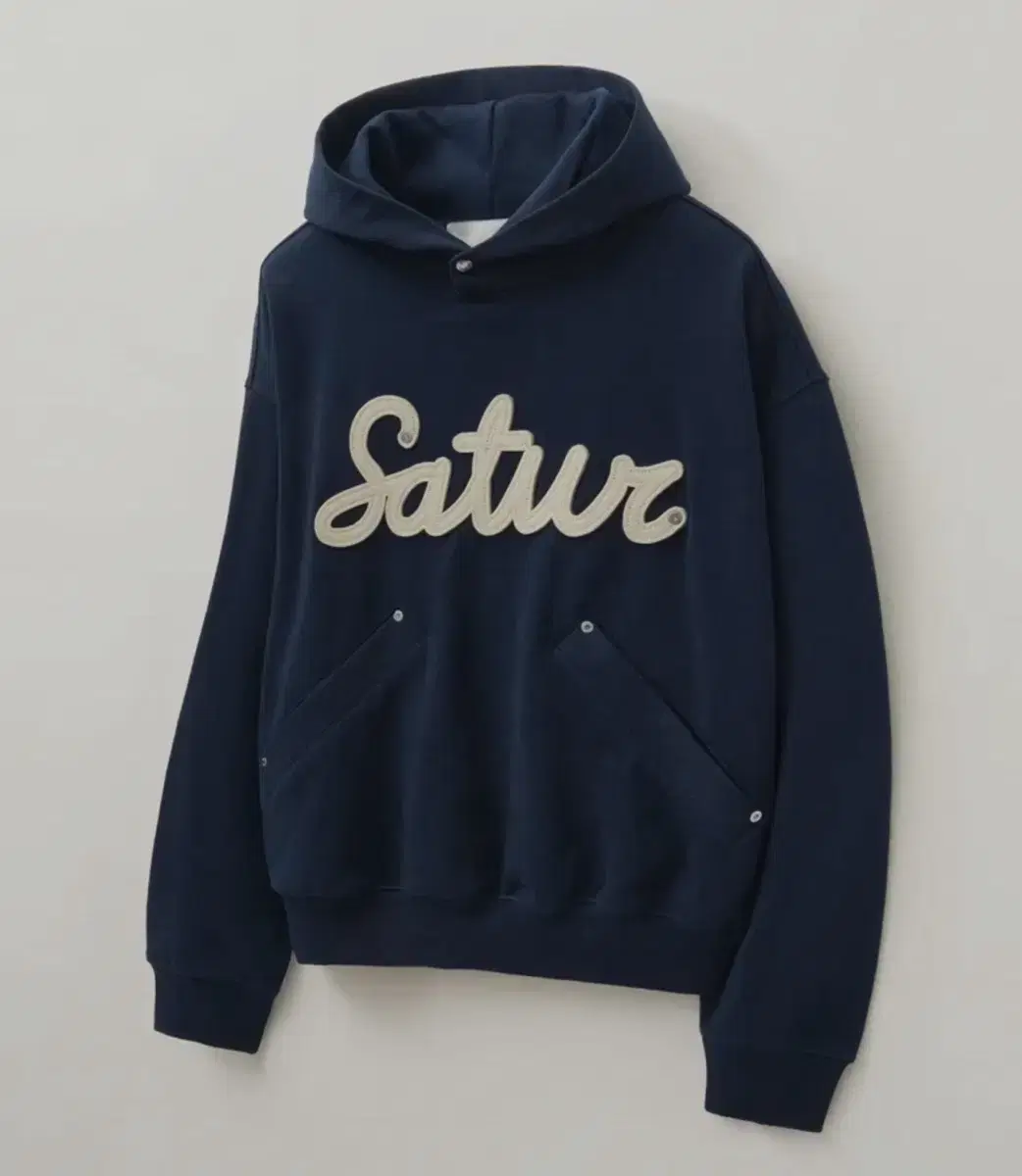 Setter Appliqué Rivet Hoodie Classic Navy L