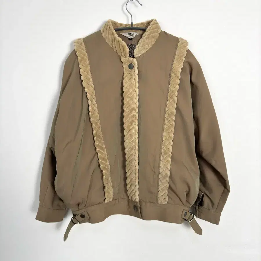 vintage sherpa trim jacket