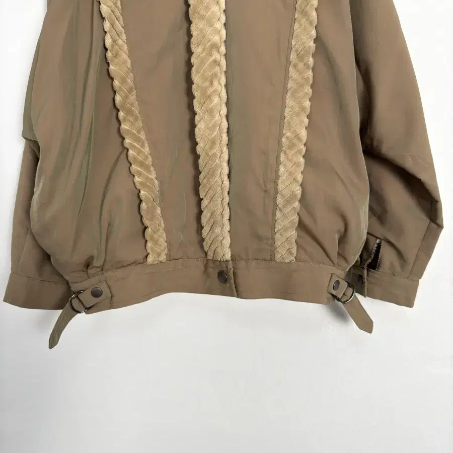 vintage sherpa trim jacket