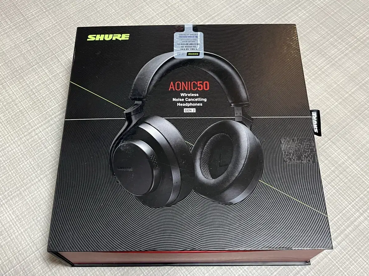 슈어 SHURE AONIC 50 GEN 2 블루투스 헤드셋