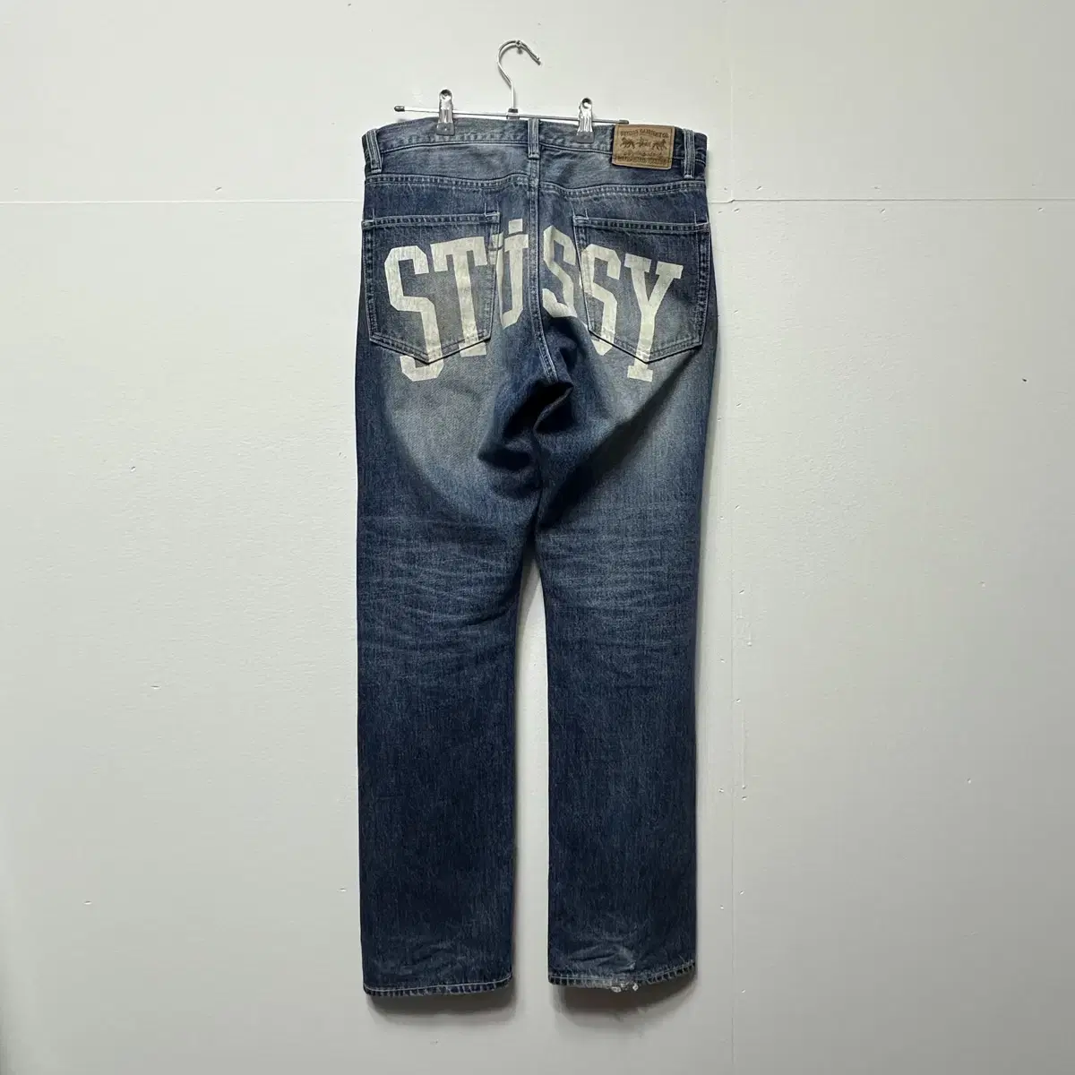 [old stussy] 올드 스투시 spell out pants 실측34