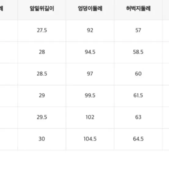 스파오 청바지