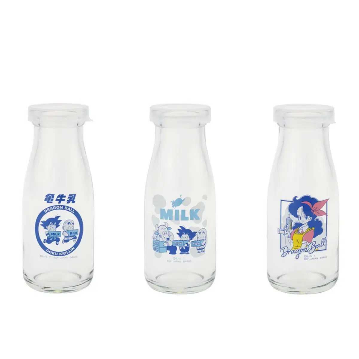 (3종일괄2.3)Dragon Ball First Lottery Fantastic Adventure E Phase Milk Bottle