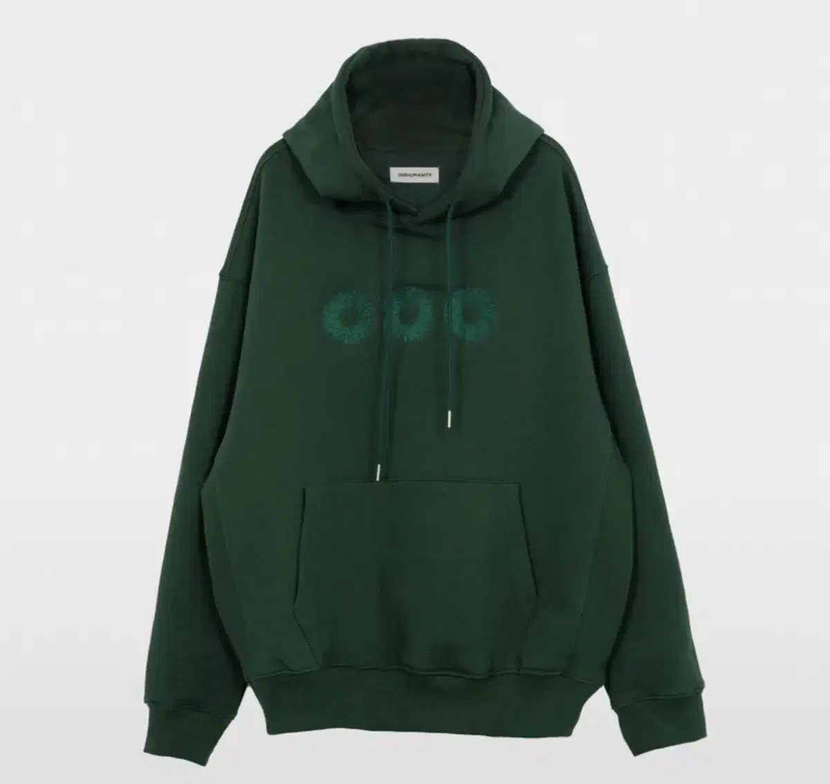 999Humanity Hoodie Dark Green Size 2