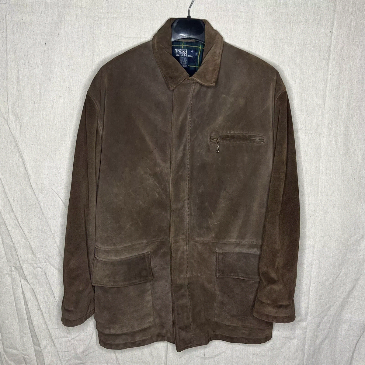 [ M ] Polo Ralph Lauren Suede jacket brown 100