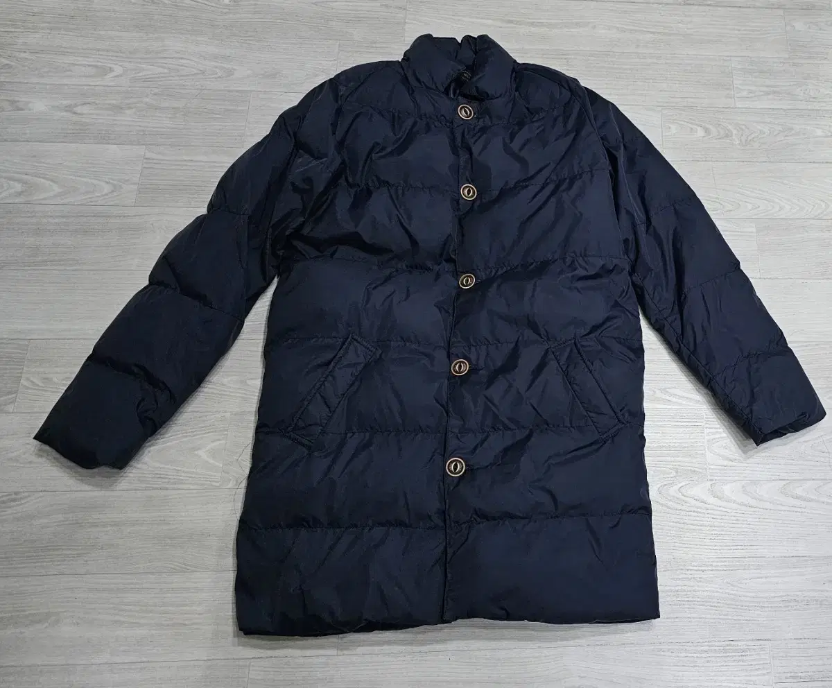 ADAM'S.padded.jacket.prada.fabric.men's.navy.completely.new.level