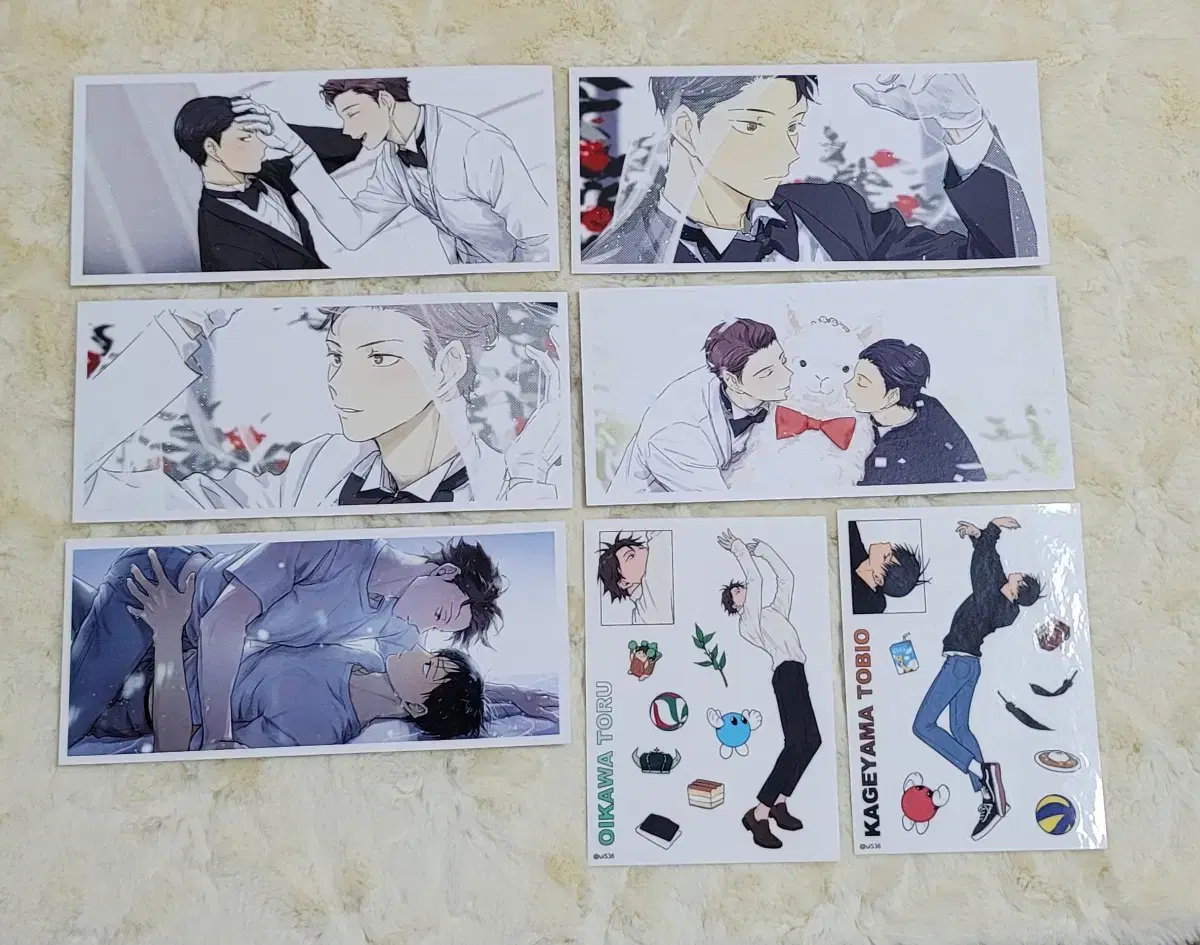 Haikyuu Oikage postcard sticker Merchandise