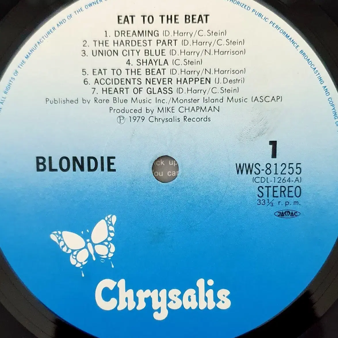 LP ㅡ Blondie  수입음반