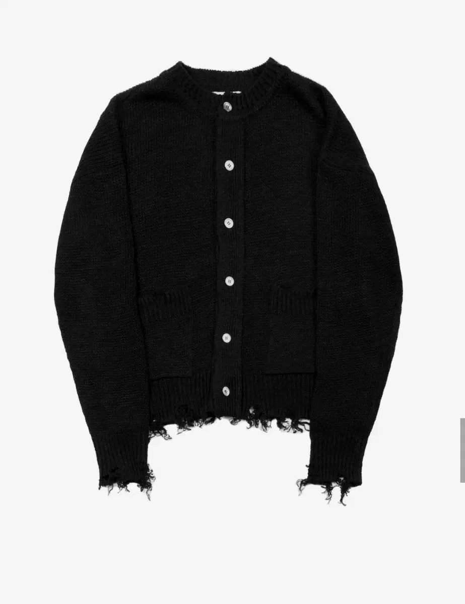 Surface Edition Damage Cardigan Black