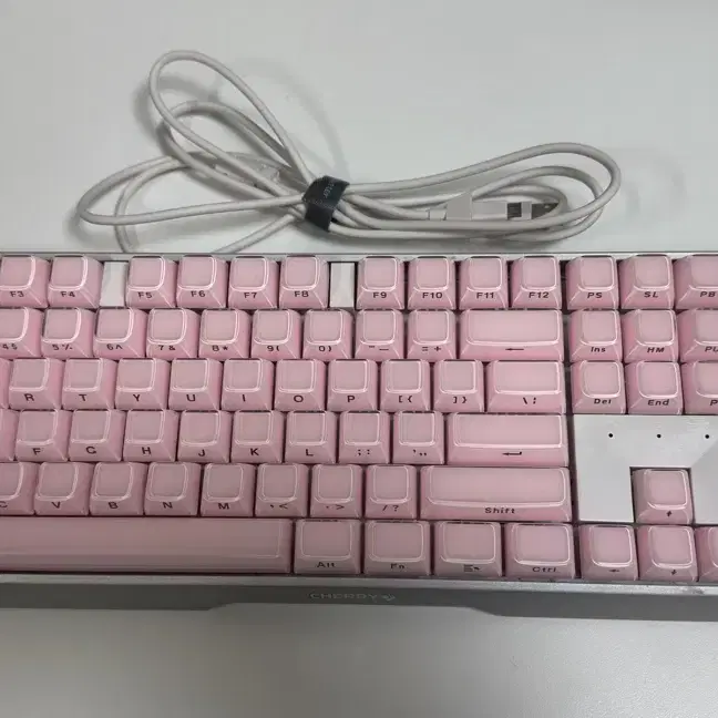 체리 키보드 MX board 3.0s RGB 갈축. 크리스탈 측각 키캡