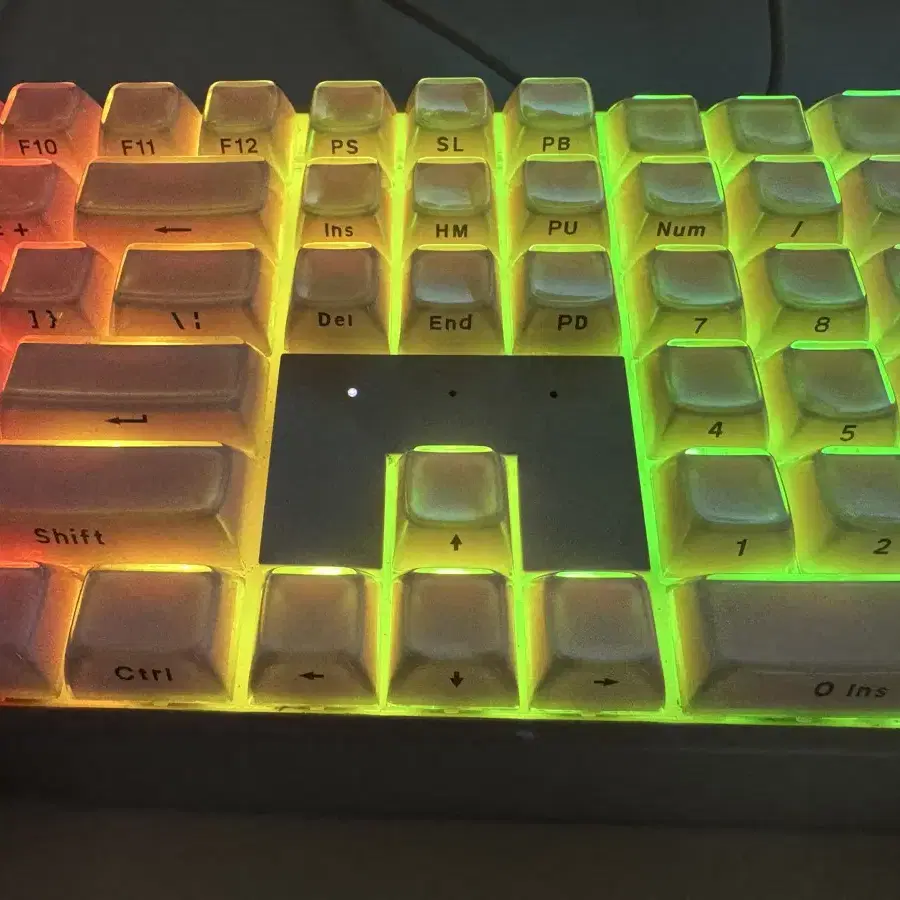 체리 키보드 MX board 3.0s RGB 갈축. 크리스탈 측각 키캡