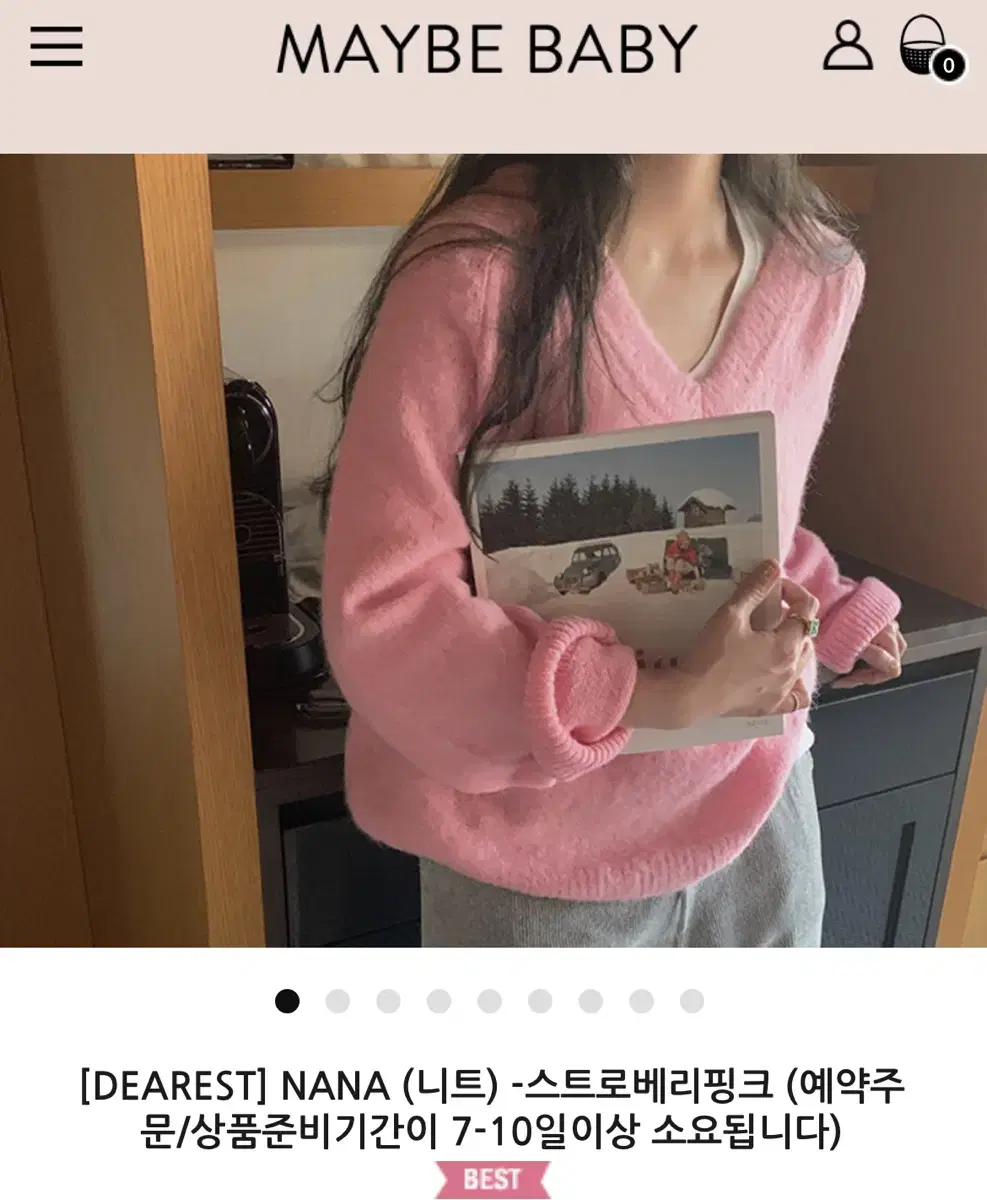 메이비베이비 디어리스트 NANA 니트