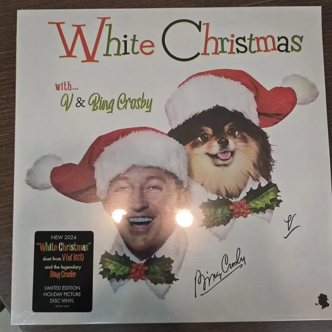 현물보유 V x Bing Crosby White Christmas LP