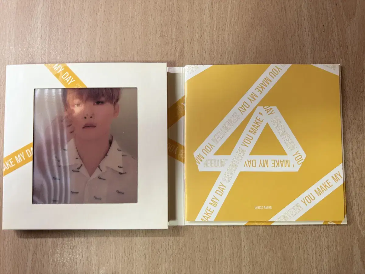 unsealed) seventeen what's up yumememade album photocard lenticular photocard