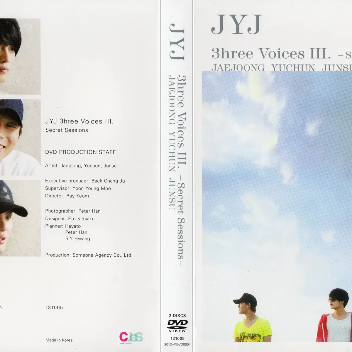 [DVD] JYJ - JYJ 3hree Voices 새상품